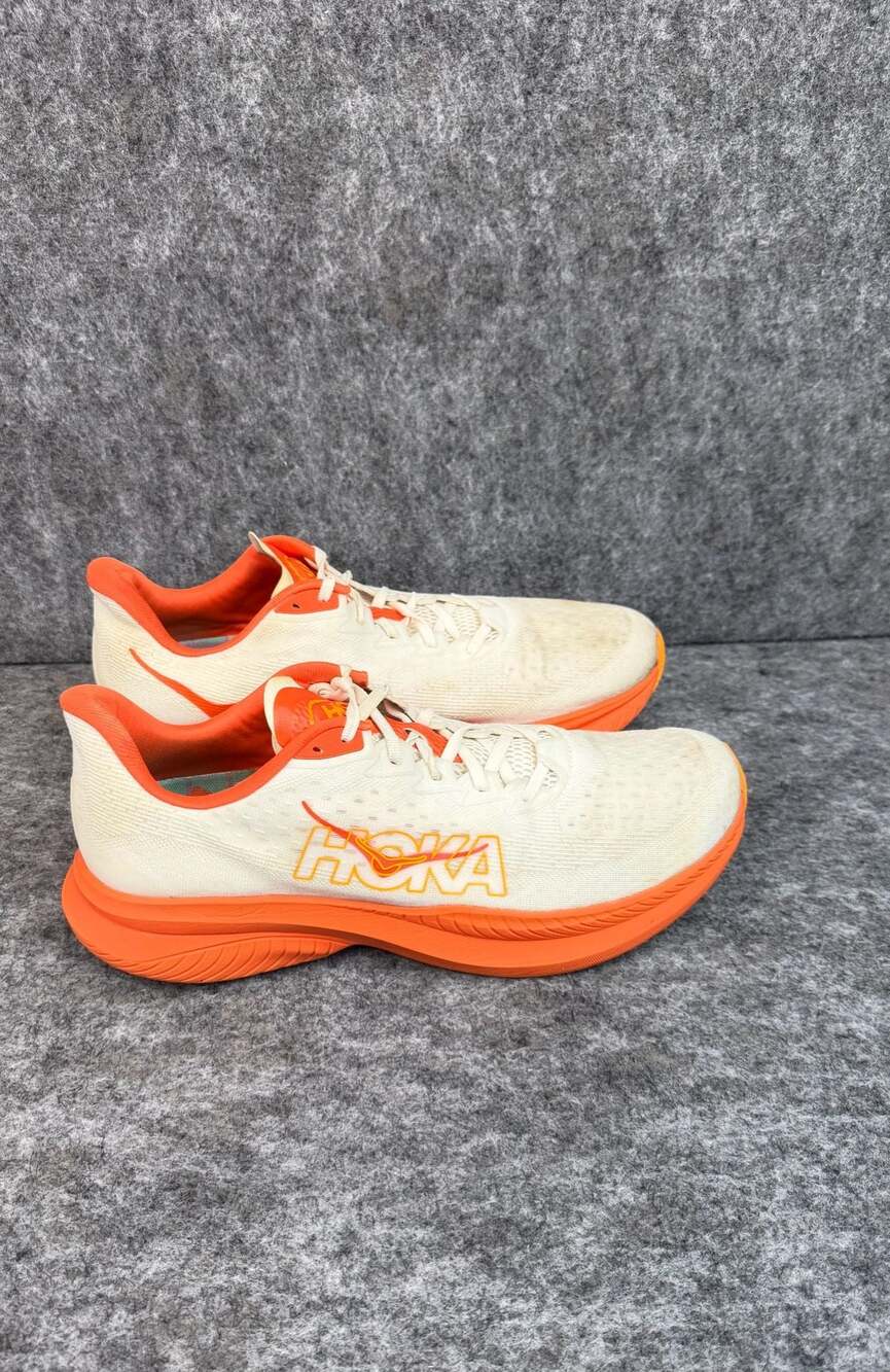 Hoka One One Mach 6 Shoes Lava Orange 1147790-FLV- Men’s Size 12D